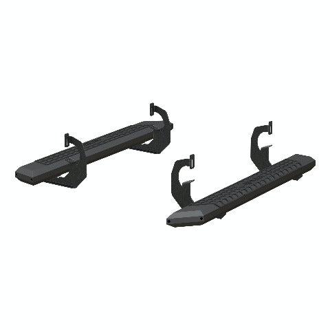 ARIES 2556001 AdvantEDGE 5-1/2" x 53" Black Aluminum Side Bars, Select Silverado, Sierra
