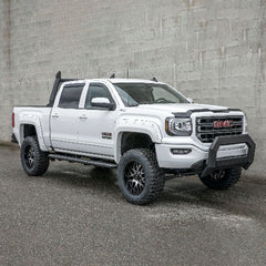 ARIES 2556002 AdvantEDGE 5-1/2" x 75" Black Aluminum Side Bars, Select Chevrolet, GMC