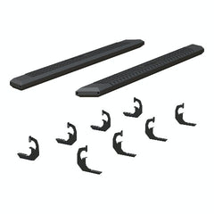ARIES 2556002 AdvantEDGE 5-1/2" x 75" Black Aluminum Side Bars, Select Chevrolet, GMC