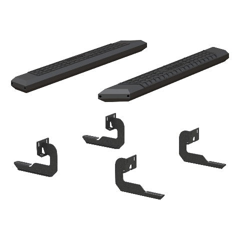 ARIES 2556007 AdvantEDGE 5-1/2" x 53" Black Aluminum Side Bars, Select Ford F-150