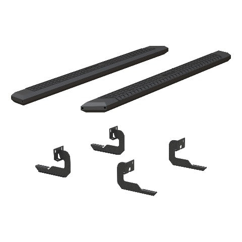 ARIES 2556009 AdvantEDGE 5-1/2" x 85" Black Aluminum Side Bars, Select Ford F-150