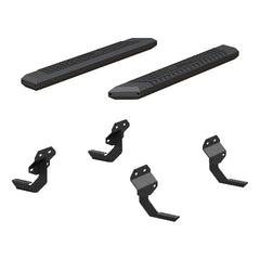 ARIES 2556011 AdvantEDGE 5-1/2" x 53" Black Aluminum Side Bars, Select Ford F150, F250, F350