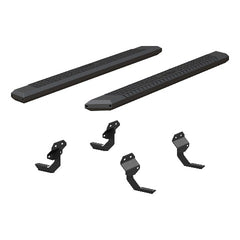 ARIES 2556012 AdvantEDGE 5-1/2" x 75" Black Aluminum Side Bars, Select Ford F150, F250, F350