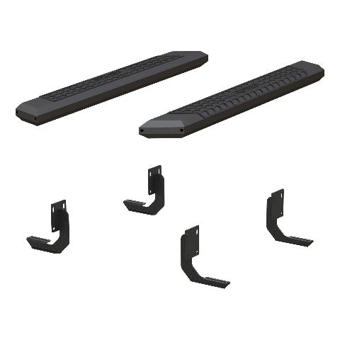 ARIES 2556013 AdvantEDGE 5-1/2" x 53" Black Aluminum Side Bars, Select Ford F-250, F-350