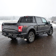 ARIES 2556014 AdvantEDGE 5-1/2" x 75" Black Aluminum Side Bars, Select Ford F-250, F-350