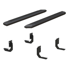 ARIES 2556014 AdvantEDGE 5-1/2" x 75" Black Aluminum Side Bars, Select Ford F-250, F-350