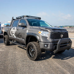 ARIES 2556019 AdvantEDGE 5-1/2" x 85" Black Aluminum Side Bars, Select Toyota Tundra