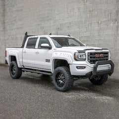 ARIES 2556021 AdvantEDGE 5-1/2" x 75" Black Aluminum Side Bars, Select Silverado, Sierra