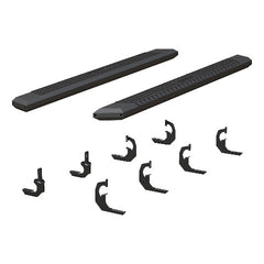 ARIES 2556021 AdvantEDGE 5-1/2" x 75" Black Aluminum Side Bars, Select Silverado, Sierra
