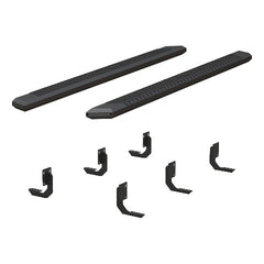ARIES 2556024 AdvantEDGE 5-1/2" x 91" Black Aluminum Side Bars, Select Ford F250, F350, F450