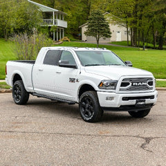 ARIES 2556026 AdvantEDGE 5-1/2" x 91" Black Aluminum Side Bars, Select Ram 2500, 3500