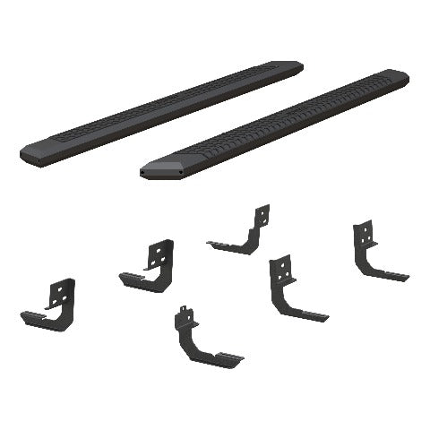ARIES 2556026 AdvantEDGE 5-1/2" x 91" Black Aluminum Side Bars, Select Ram 2500, 3500