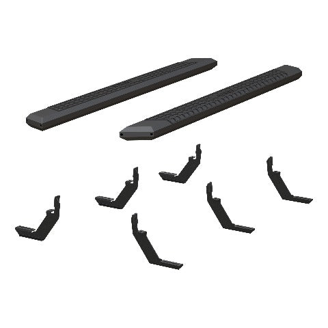 ARIES 2556043 AdvantEDGE 5-1/2" x 75" Black Aluminum Side Bars, Select Colorado, Canyon