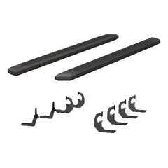 ARIES 2556046 AdvantEDGE 5-1/2" x 91" Black Aluminum Side Bars, Select Silverado, Sierra