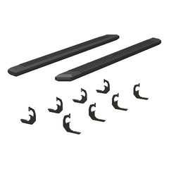 ARIES 2556047 AdvantEDGE 5-1/2" x 91" Black Aluminum Side Bars, Select Chevrolet, GMC