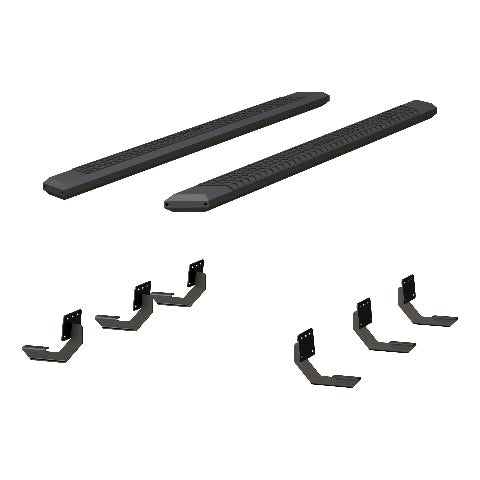 ARIES 2556049 AdvantEDGE 5-1/2" x 91" Black Aluminum Side Bars, Select Ram 1500