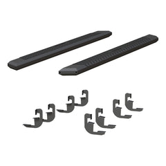 ARIES 2556051 AdvantEDGE 5-1/2" x 75" Black Aluminum Side Bars, Select Silverado, Sierra Crew