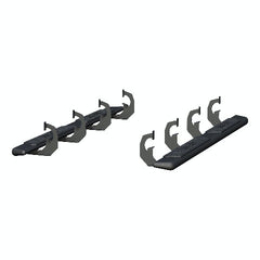 ARIES 2558002 AscentStep 5-1/2" x 75" Black Steel Running Boards, Select Chevrolet, GMC