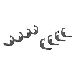 ARIES 2558002 AscentStep 5-1/2" x 75" Black Steel Running Boards, Select Chevrolet, GMC