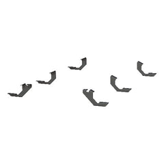ARIES 2558023 AscentStep 5-1/2" x 85" Black Steel Running Boards, Select Toyota Tacoma