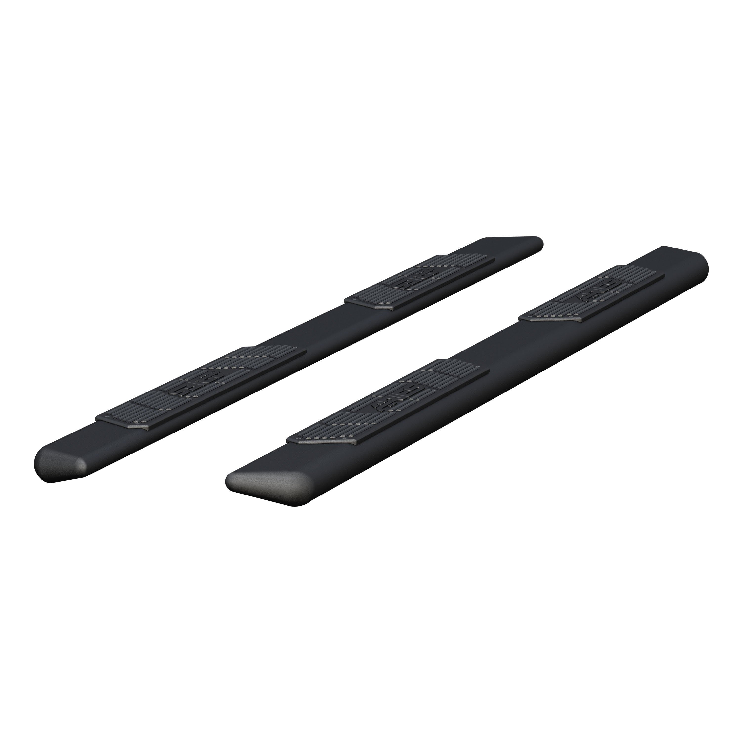 ARIES 2558048 AscentStep 5-1/2" x 91" Black Steel Running Boards, Select Ford F-Series Crew