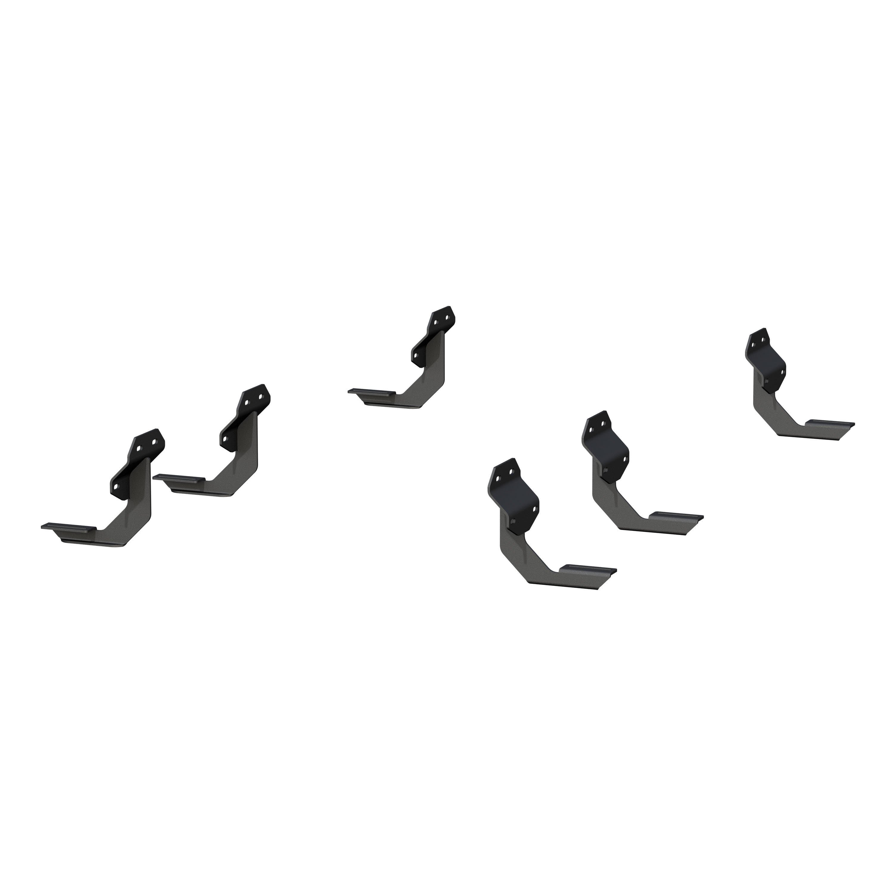 ARIES 2558048 AscentStep 5-1/2" x 91" Black Steel Running Boards, Select Ford F-Series Crew