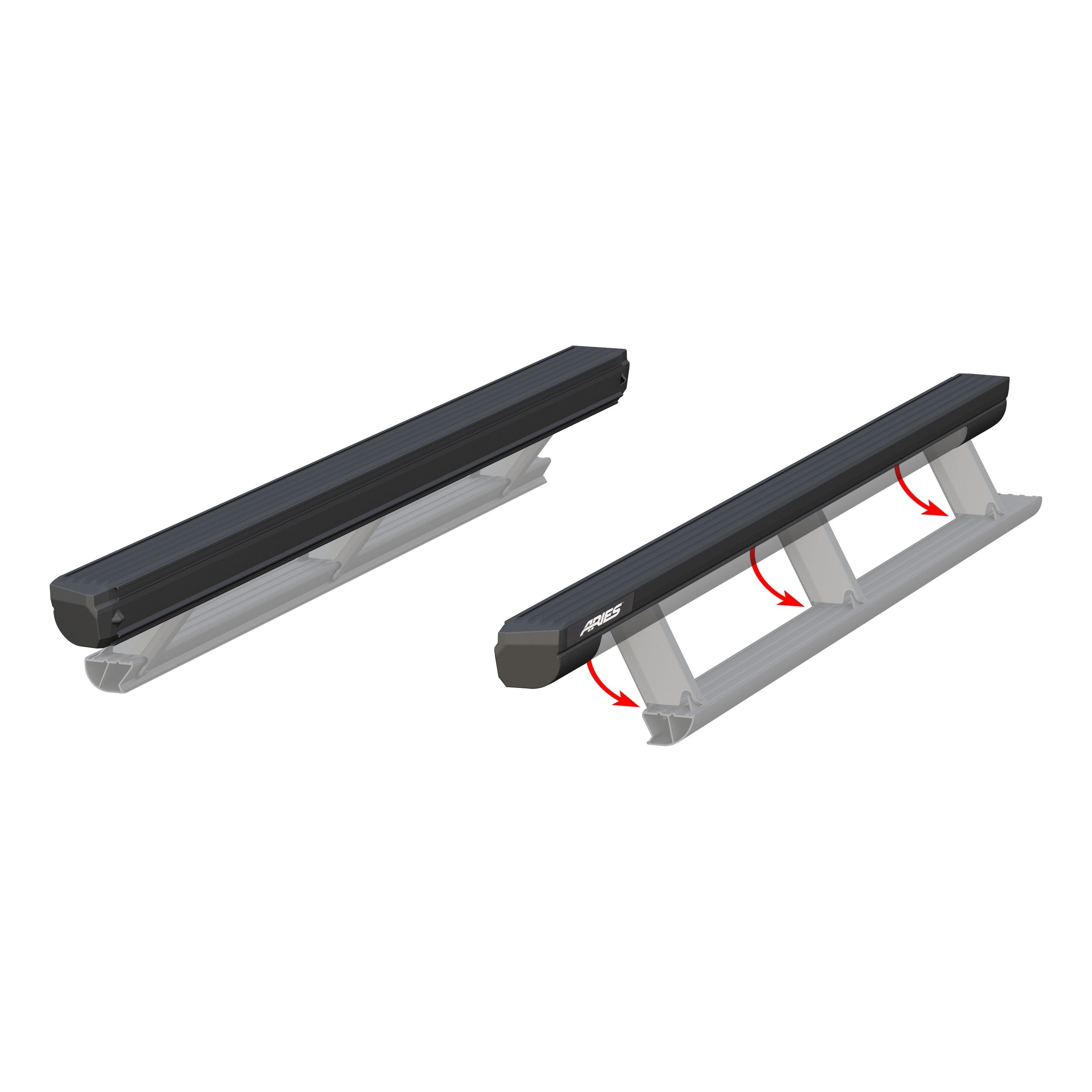 ARIES 3025183 ActionTrac 87.6" Powered Running Boards (No Brackets)