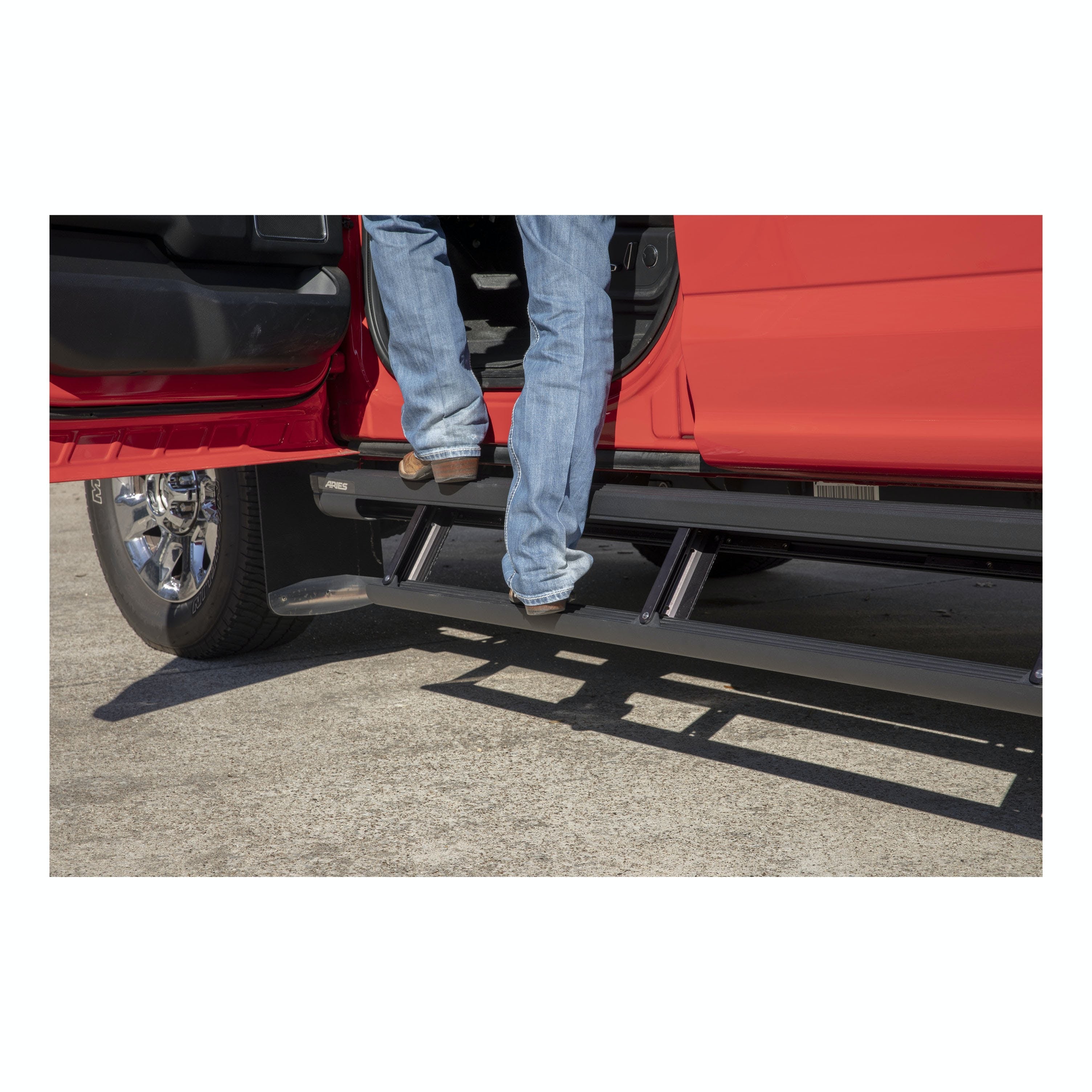 ARIES 3025183 ActionTrac 87.6" Powered Running Boards (No Brackets)