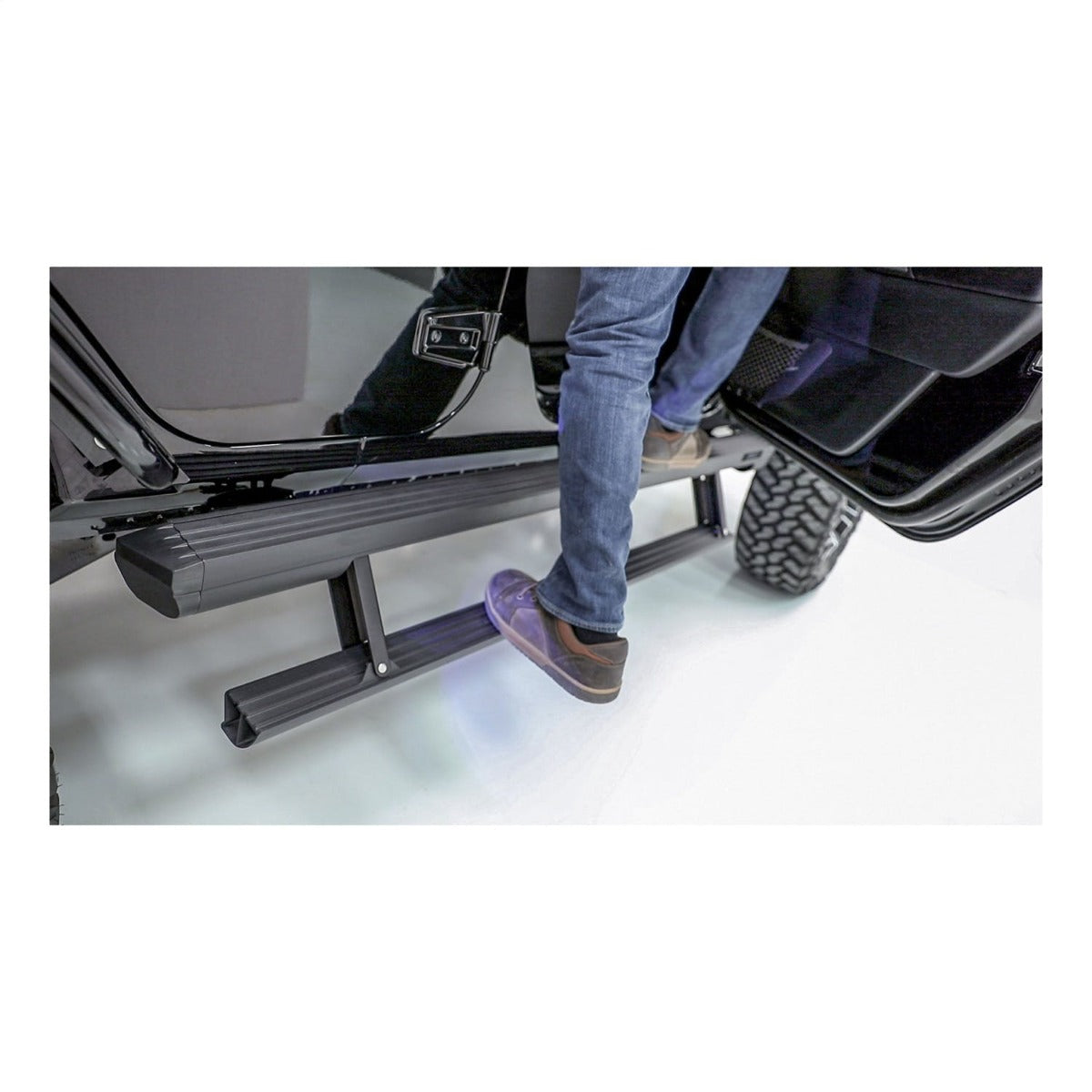 ARIES 3025183 ActionTrac 87.6" Powered Running Boards (No Brackets)