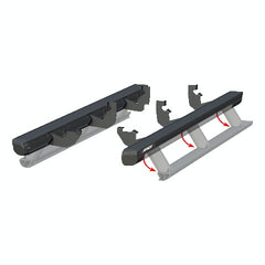 ARIES 3047923 ActionTrac 83.6" Powered Running Boards, Select Ford Ranger