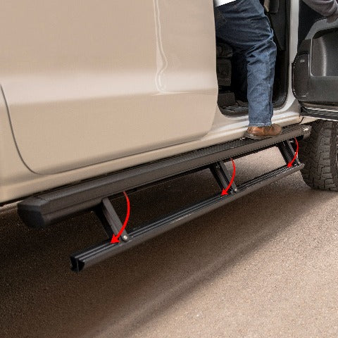 ARIES 3047923 ActionTrac 83.6" Powered Running Boards, Select Ford Ranger