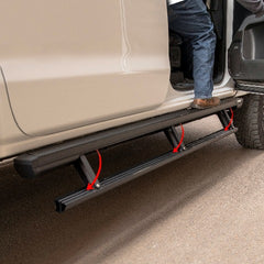 ARIES 3047923 ActionTrac 83.6" Powered Running Boards, Select Ford Ranger
