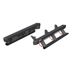 ARIES 3047953 ActionTrac 83.6" Powered Running Boards, Select Toyota Tacoma Crew Cab