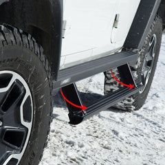 ARIES 3048103 ActionTrac 69.6" Powered Running Boards,  Select Silverado, Sierra, Crew Cab