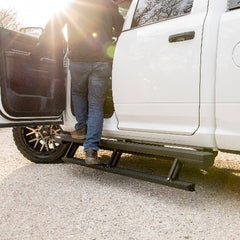 ARIES 3048314 ActionTrac 87.6" Powered Running Boards, Select Ram 1500 Crew Cab