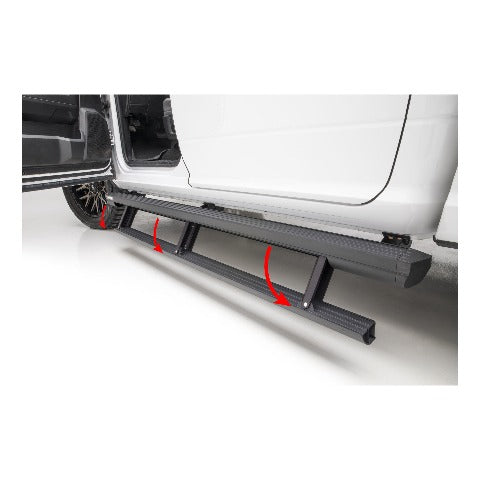 ARIES 3048315 ActionTrac 87.6" Powered Running Boards, Select Silverado, Sierra Crew Cab