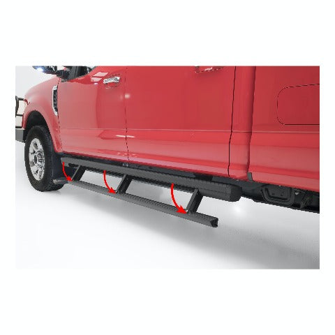ARIES 3048321 ActionTrac 87.6" Powered Running Boards, Select Ford F-Series Crew Cab