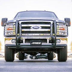 ARIES 3061 Black Steel Grille Guard, Select Ford F-250, F-350, F-450, F-550 Super Duty