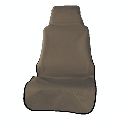 ARIES 3142-18 Seat Defender 58" x 23" Removable Waterproof Brown Bucket Seat Cover