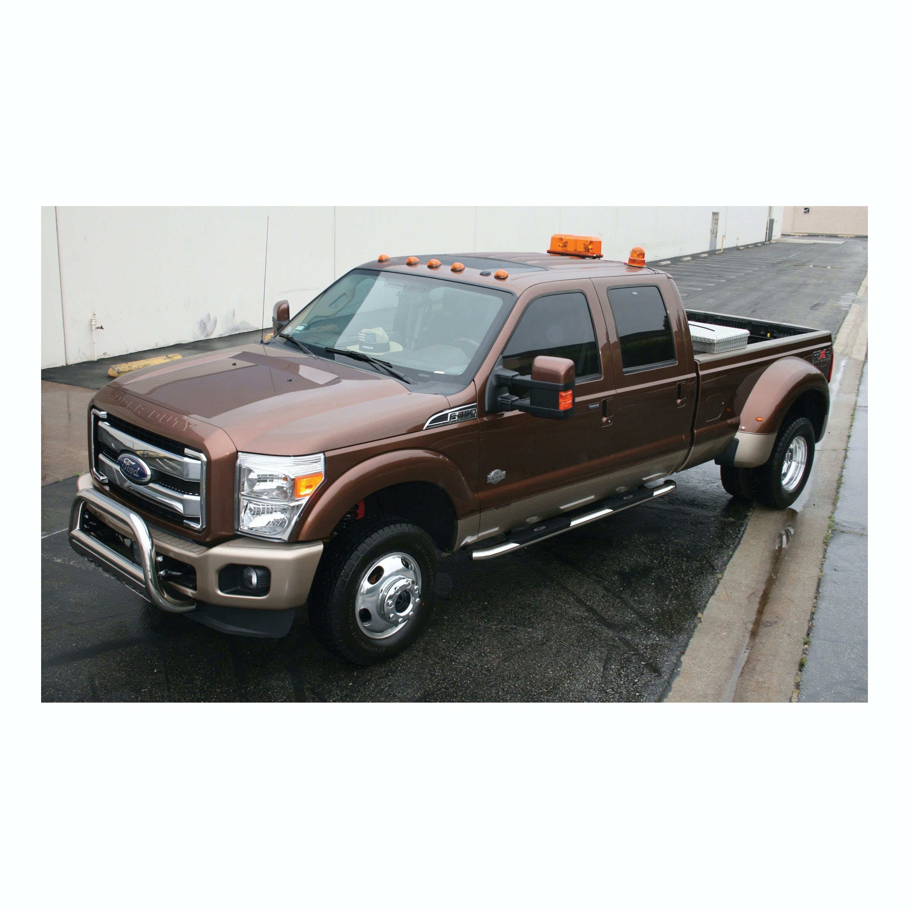 ARIES 35-3012 3" Polished Stainless Bull Bar, Select Ford F-250, F-350, F-450, F-550