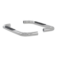ARIES 35600-2 3" Round Polished Stainless Side Bars, Select Jeep Wrangler YJ, TJ