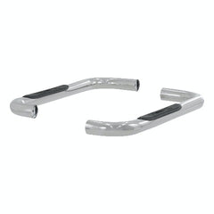 ARIES 35600-2 3" Round Polished Stainless Side Bars, Select Jeep Wrangler YJ, TJ