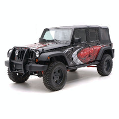 ARIES 35700 3" Round Black Steel Side Bars, Select Jeep Wrangler JK Unlimited