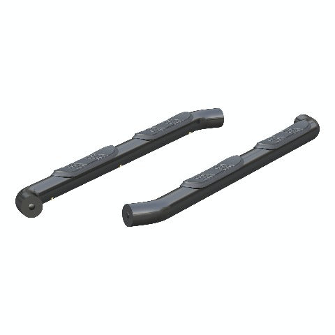 ARIES 35701 3" Round Black Steel Side Bars, Select Jeep Wrangler JL Unlimited