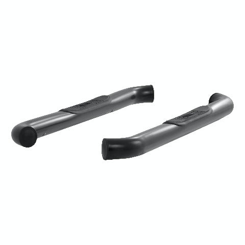 ARIES 35800 3" Round Black Steel Side Bars, Select Jeep Wrangler JK
