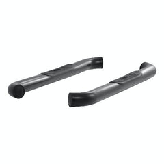 ARIES 35800 3" Round Black Steel Side Bars, Select Jeep Wrangler JK