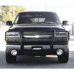 ARIES 4043 Black Steel Grille Guard, Select Chevrolet Silverado 1500, Suburban, Tahoe