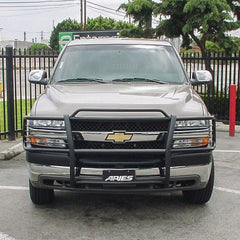 ARIES 4050 Black Steel Grille Guard, Select Chevrolet Silverado 2500, 3500 HD