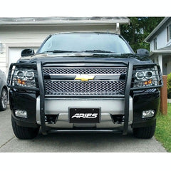 ARIES 4065 Black Steel Grille Guard, Select Chevrolet Avalanche, Suburban 1500, Tahoe