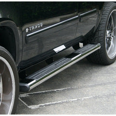 ARIES 4444002 6" x 75" Polish Stainless Oval Side Bars, Select Silverado, Tahoe, Sierra, Yukon